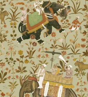 Papel pintado viaje por la India en elefantes Rania Journey 128026
