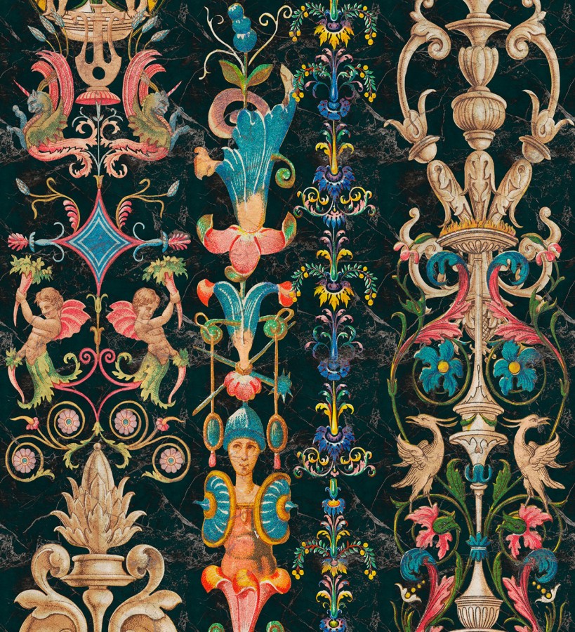 Papel pintado diseño ecléctico mezcla de culturas Nova Zagora 128138