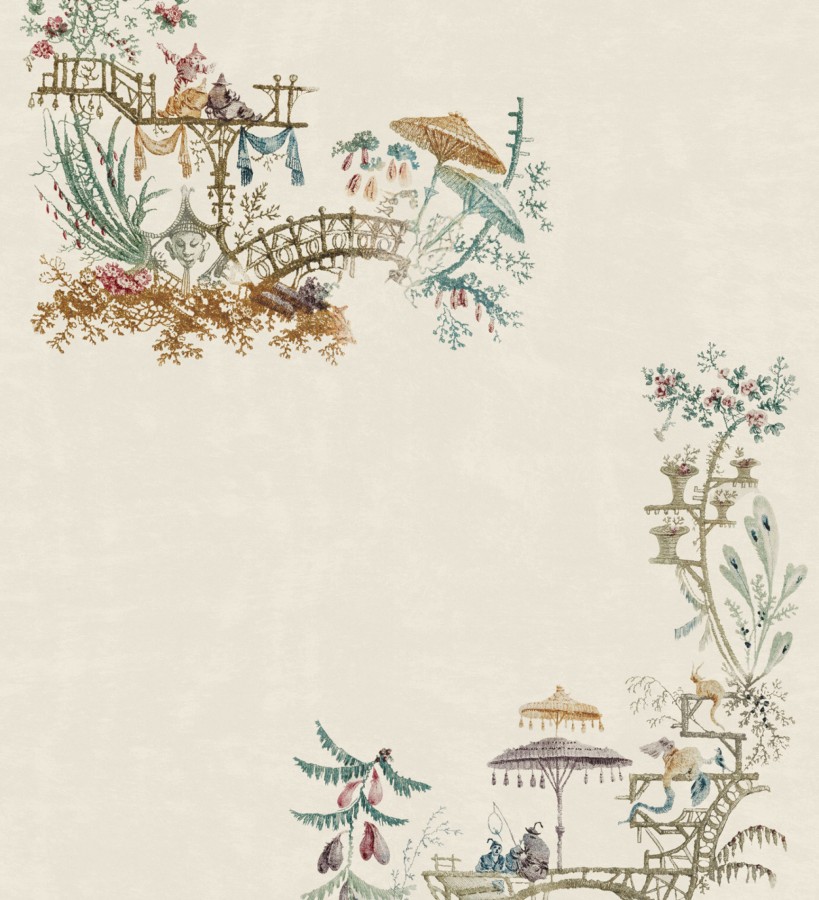 Papel pintado escena de jardín japonés Afternoon In Xian 128208