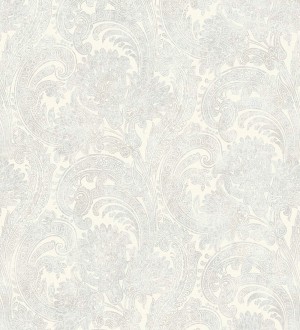 Papel pintado cachemir floral estilo hindú con efecto textura textil Tamil Etnik 676348