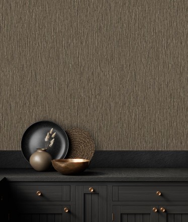 Papel pintado efecto fibra vegetal texturizado Belice 680959