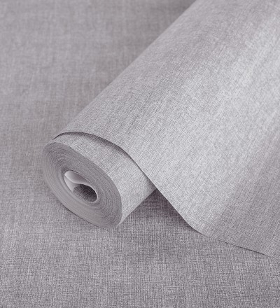 Papel pintado efecto lino texturizado Leicester 681022