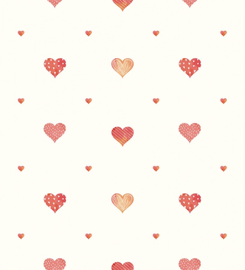 Papel pintado de corazones de caramelo Sugar Hearts 681483