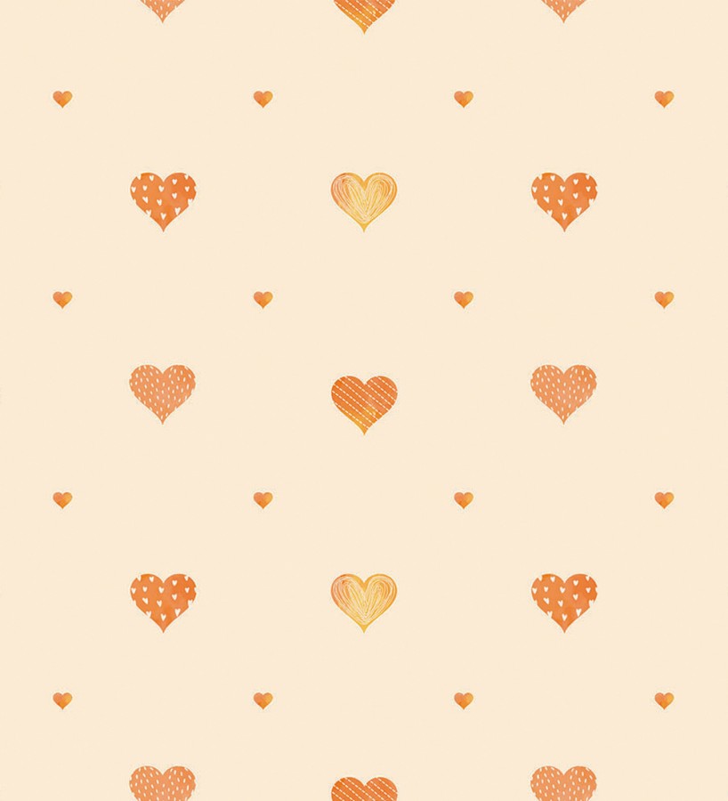 Papel pintado de corazones de caramelo Sugar Hearts 681484