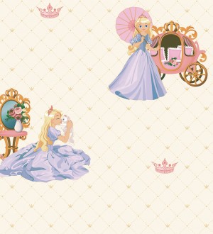 Papel pintado de princesas y corazones Princess Palace 681493