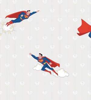 Papel pintado de rayas con Superman Clark Flight 681502