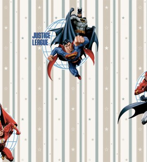 Papel pintado liga de la justicia Warner DC Superman Batman Justice League 681525
