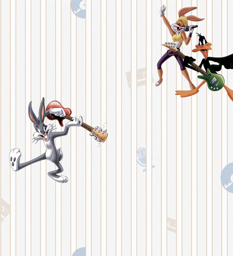 Papel pintado Bugs Bunny Looney Tunes Bunny Band 681543