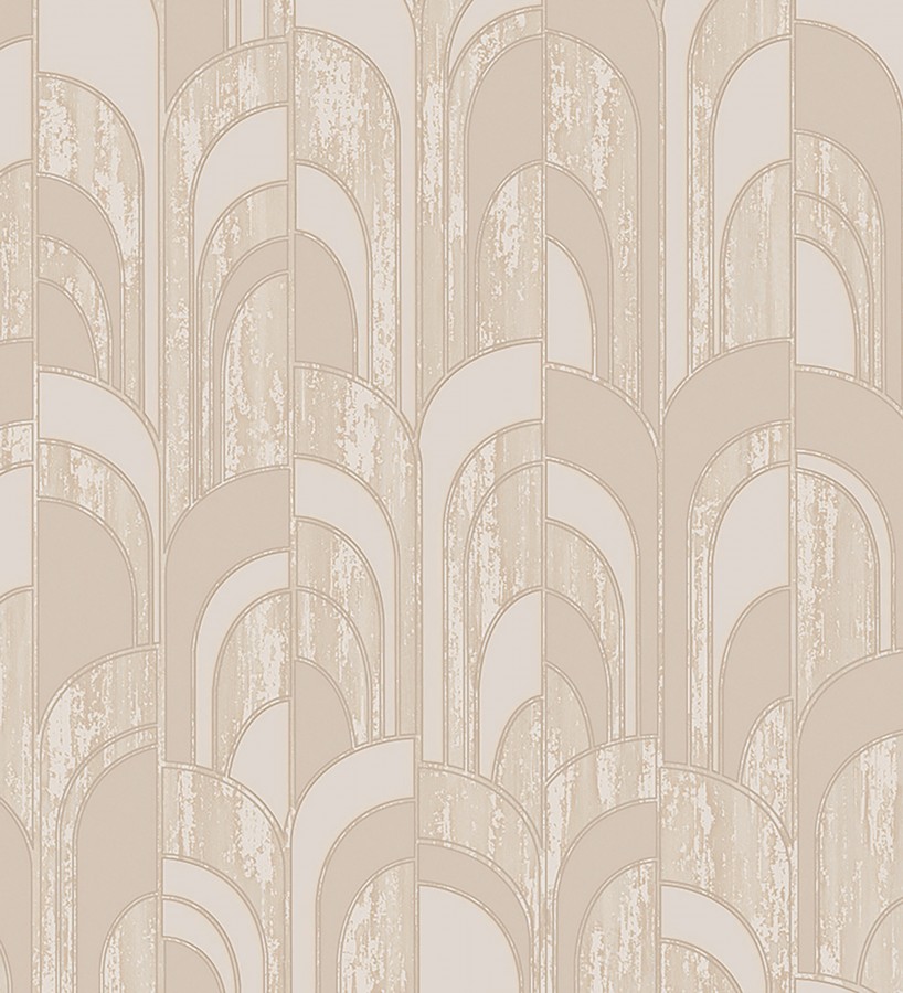 Papel pintado de arcos Art decó texturizados Bissen Arches 681666