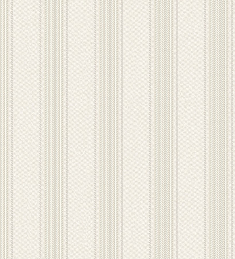 Papel pintado de rayas texturizado efecto textil estilo francés Lutecia Stripes 681719