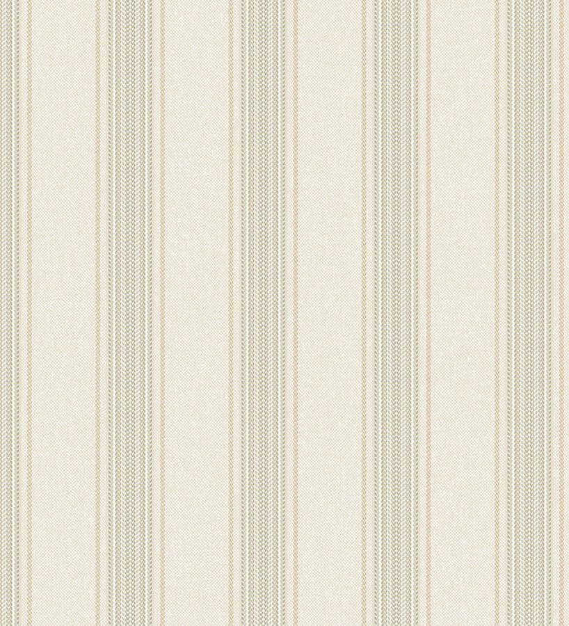 Papel pintado de rayas texturizado efecto textil estilo francés Lutecia Stripes 681720