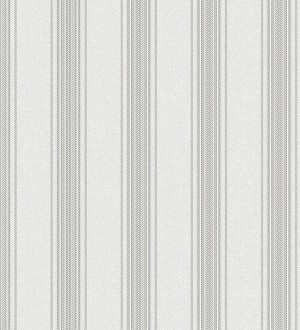 Papel pintado de rayas texturizado efecto textil estilo francés Lutecia Stripes 681721