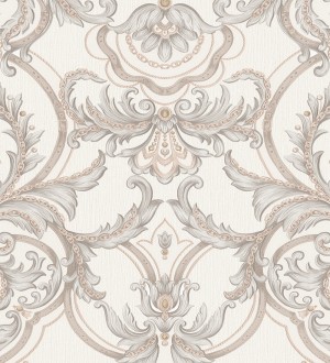 Papel pintado damasco italiano con ornamentos lujosos Antonella 681728