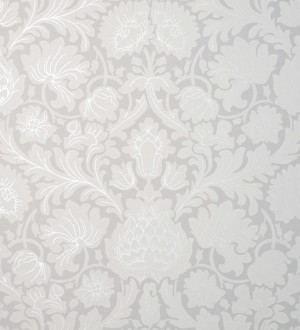 Papel pintado damasco lujoso estilo inglés con toque metalizados Quinton Palace 681222