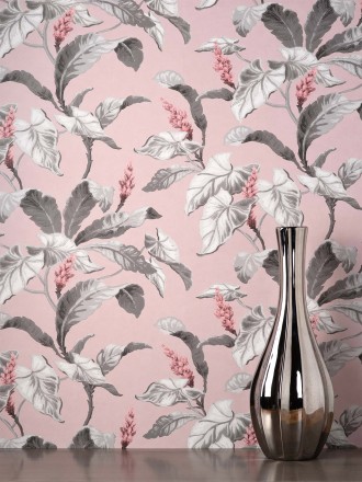 Papel pintado de flores y hojas de magnolias Lady Magnolias 681229