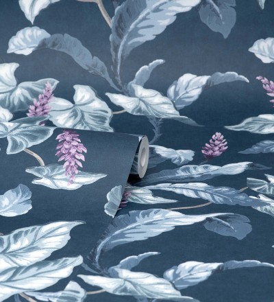 Papel pintado de flores y hojas de magnolias Lady Magnolias 681232