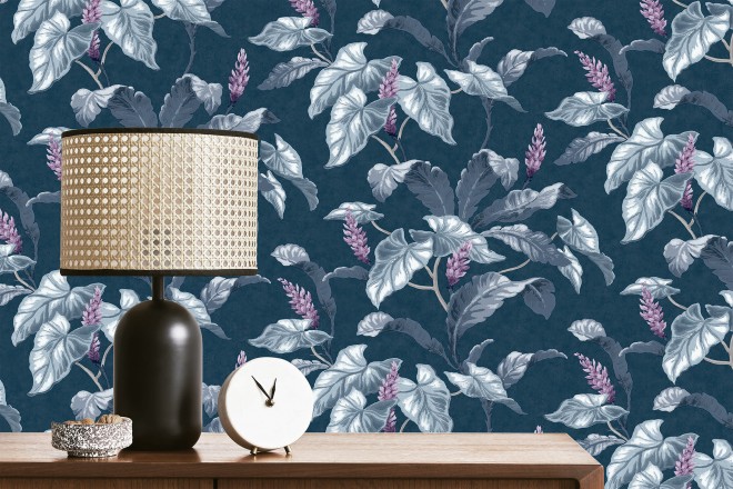 Papel pintado de flores y hojas de magnolias Lady Magnolias 681232