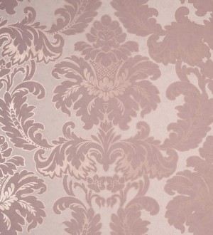 Papel pintado damasco moderno con ligero efecto metalizado James Damask 681245