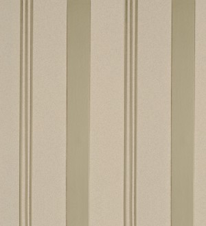 Papel pintado de rayas metalizadas sobre fondo mate estilo Art Decó Mederic Stripes 681259