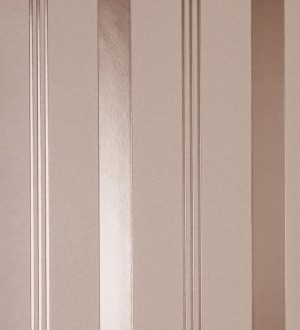 Papel pintado de rayas metalizadas sobre fondo mate estilo Art Decó Mederic Stripes 681260