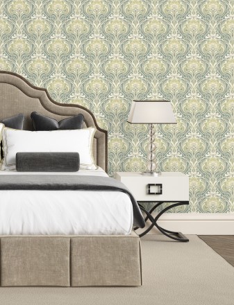 Papel pintado damasco retro Edrea 681389
