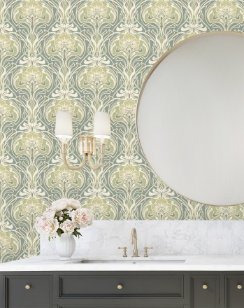 Papel pintado damasco retro Edrea 681389