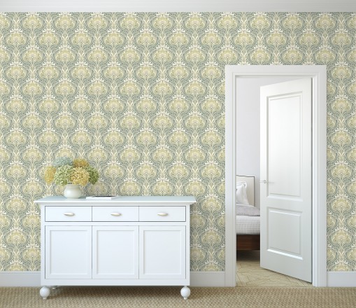 Papel pintado damasco retro Edrea 681389