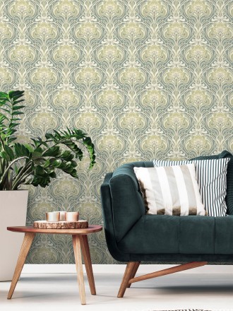 Papel pintado damasco retro Edrea 681389