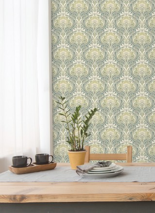 Papel pintado damasco retro Edrea 681389
