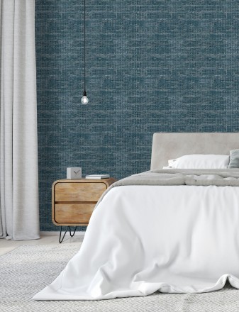 Papel pintado efecto fibra textil jaspeada Hewitt 681450