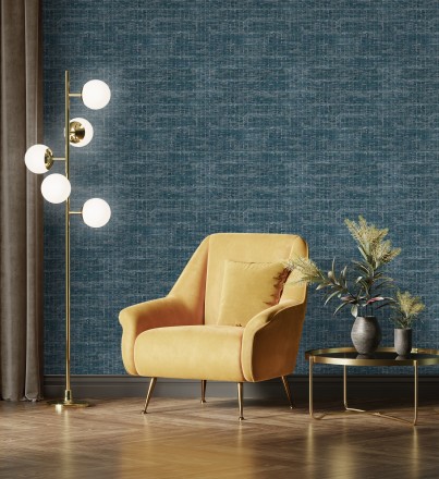 Papel pintado efecto fibra textil jaspeada Hewitt 681450