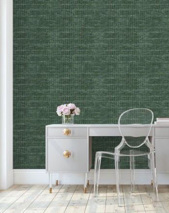 Papel pintado efecto fibra textil jaspeada Hewitt 681452