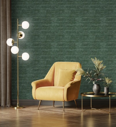 Papel pintado efecto fibra textil jaspeada Hewitt 681452