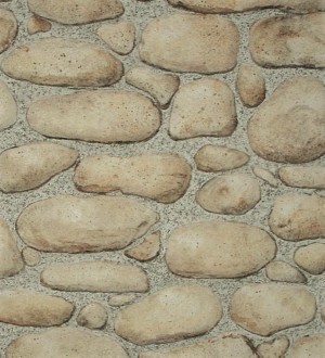 Papel pintado muro de piedra avellana Philipus 453849