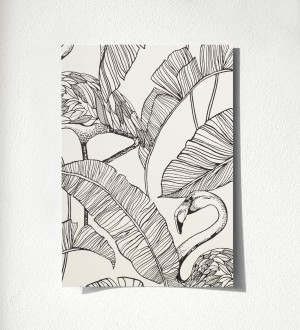 Muestra de papel pintado Library 7399 Library 7399
