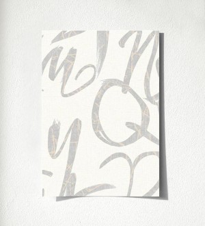 Muestra de papel pintado Freehand Letters 676310 Freehand Letters 676310