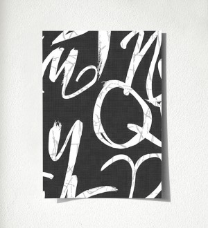 Muestra de papel pintado Freehand Letters 676312 Freehand Letters 676312