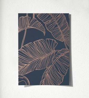 Papel pintado hojas tropicales Luxury Flamand 681302