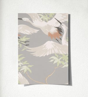 Muestra de papel pintado Mandarin Birds 681331 Mandarin Birds 681331