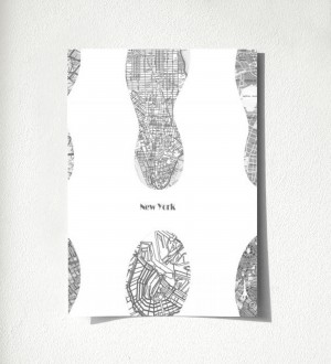 Muestra de papel pintado World Footprints 677037 World Footprints 677037