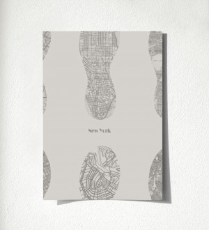 Muestra de papel pintado World Footprints 677038 World Footprints 677038