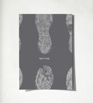Muestra de papel pintado World Footprints 677039 World Footprints 677039