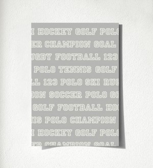 Muestra de papel pintado Champion Goal 677050 Champion Goal 677050