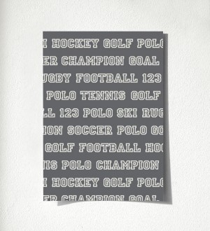 Muestra de papel pintado Champion Goal 677051 Champion Goal 677051
