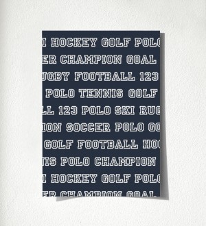 Muestra de papel pintado Champion Goal 677078 Champion Goal 677078