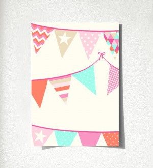 Colored Pennants 7344