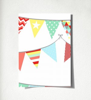 Colored Pennants 7343