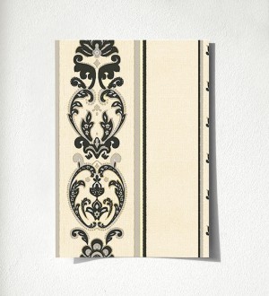 Muestra de papel pintado Selim Imperial Stripe 676851 Selim Imperial Stripe 676851