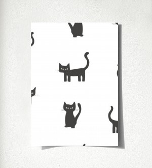 Muestra de papel pintado Cats World 677366 Cats World 677366