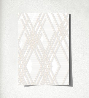 Muestra de papel pintado Angular Metric 681682 Angular Metric 681682